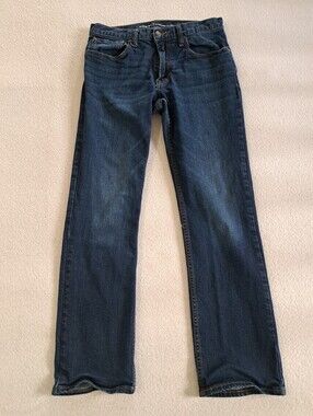Old Navy Men's Straight Jeans Size 30 Dark Blue Wash Denim Casual Classic